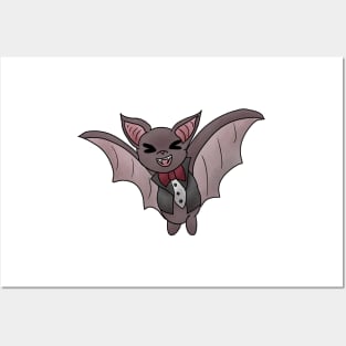 Halloween Vampire Bat Kawaii Cute T-Shirt And Others Posters and Art